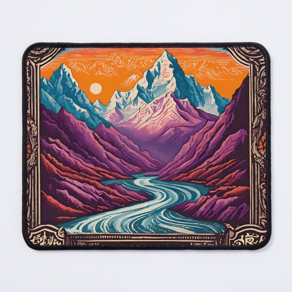 Item preview, Majestic Peaks: A Vintage Himalayan Stamp designed and sold by Vintagestamps.
