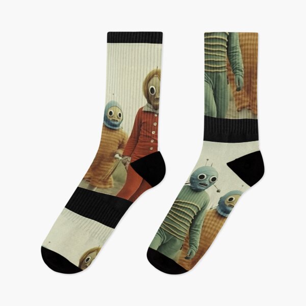 Item preview, Retro Alien Trio - Vintage Sci-Fi Oddity designed and sold by landletsy.