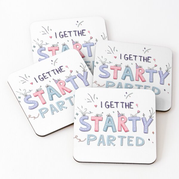 Item preview, I Get The Starty Parted - Cute Party Shirt designed and sold by iTeeShirts.