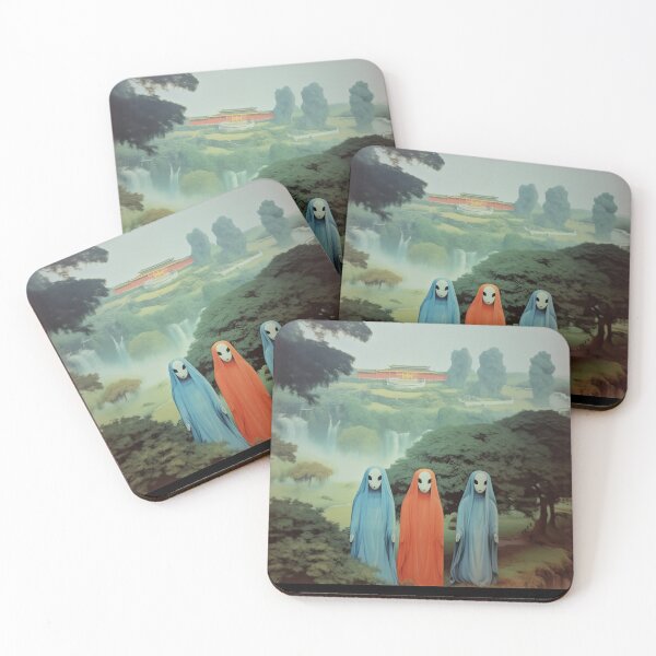 Item preview, Mystic Guardians of the Waterfall - Surreal Fantasy Art designed and sold by landletsy.