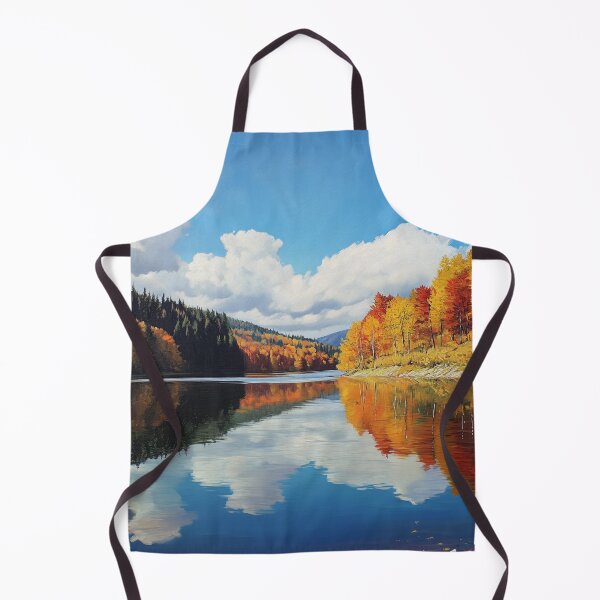 Item preview, Fall Lake Reflection Oil Painting designed and sold by rexsumma.