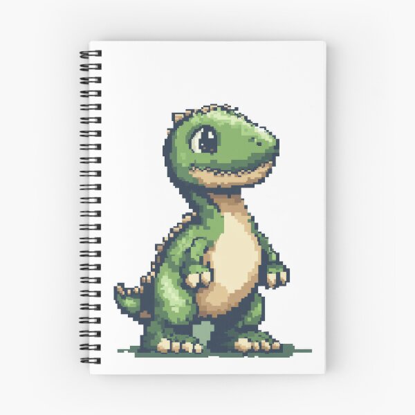Item preview, Retro Pixel Dinosaur designed and sold by BeUniqueCo.