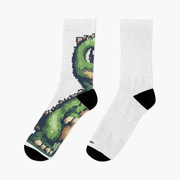Item preview, Retro Pixel Dinosaur designed and sold by BeUniqueCo.