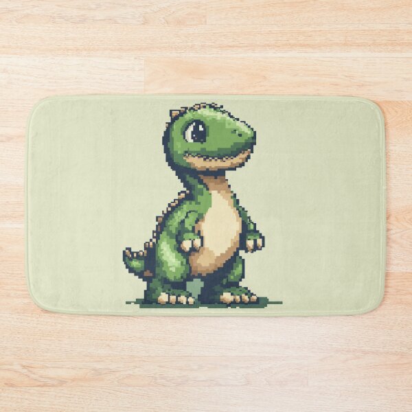 Item preview, Retro Pixel Dinosaur designed and sold by BeUniqueCo.