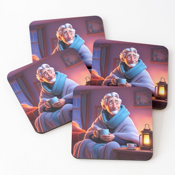 Item preview, pensioner wrapped in blankets  designed and sold by Colin Bentham.