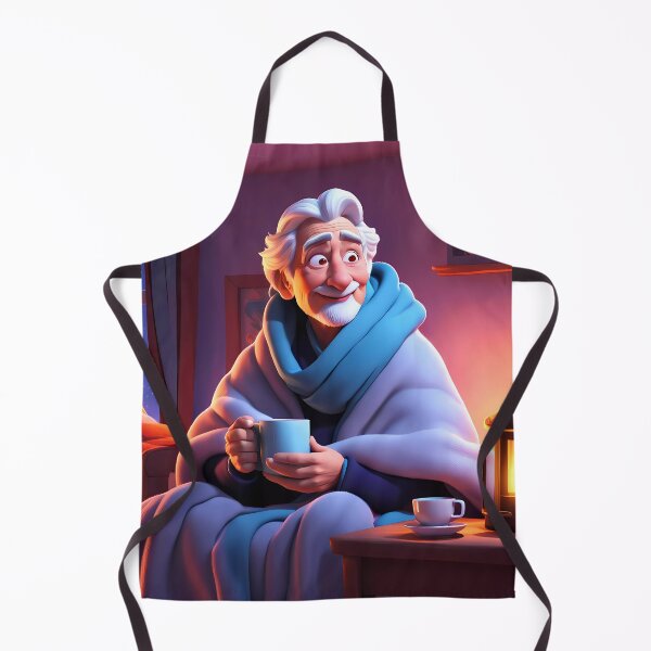 Item preview, pensioner wrapped in blankets designed and sold by Colin Bentham.