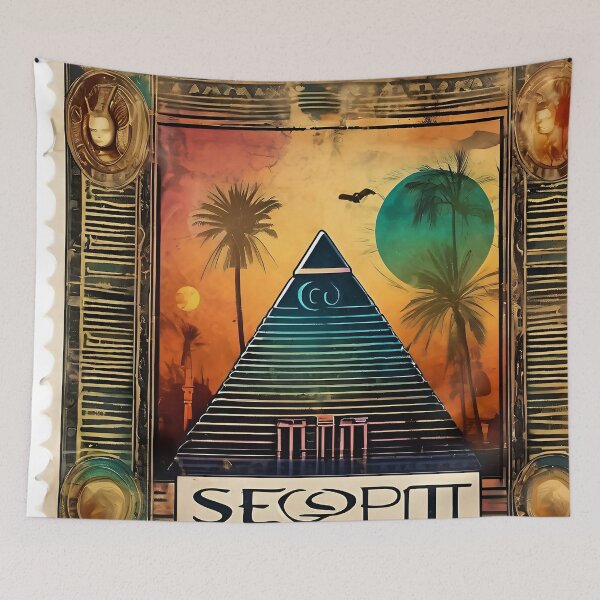 Item preview, Ancient Wonders: Egypt's Pyramid Legacy designed and sold by Vintagestamps.