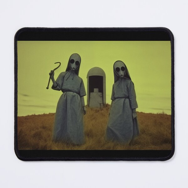 Item preview, Masked Figures in the Wasteland - Post-Apocalyptic Dystopia designed and sold by landletsy.