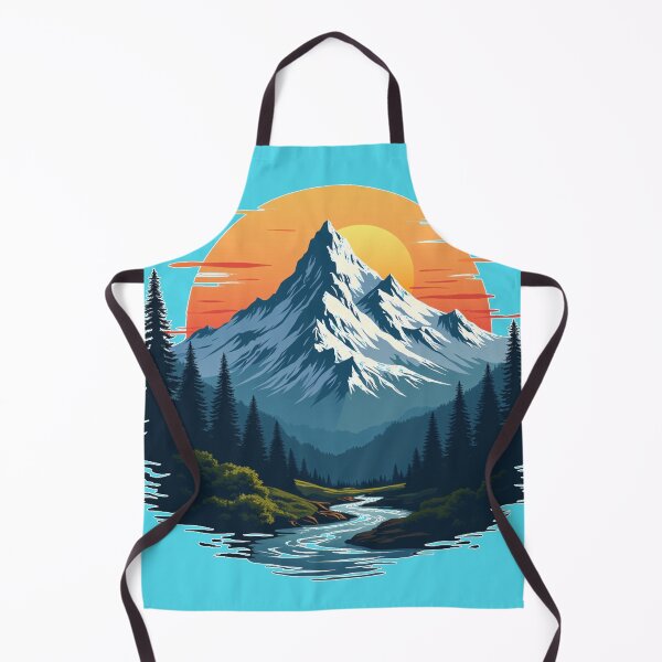 Item preview, Nature’s Serenity Adventure Mountain Landscape Design designed and sold by FunnyFarmDesign.
