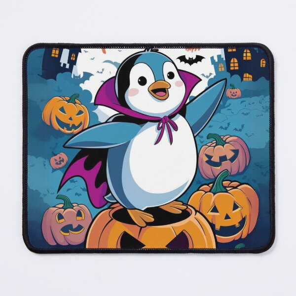 Item preview, Spooky Pesto the Penguin Halloween Vampire Adventure designed and sold by Flowrena.