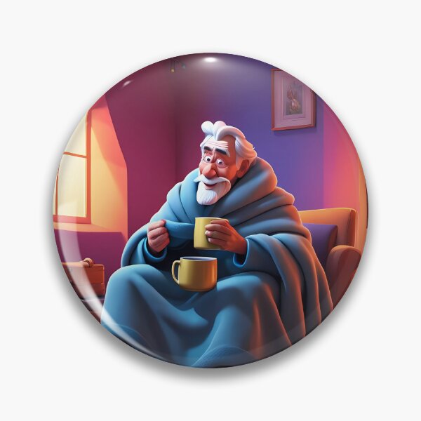 Item preview, Cold pensioner wrapped in blankets  designed and sold by Colin Bentham.