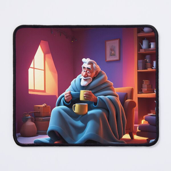 Item preview, Cold pensioner wrapped in blankets  designed and sold by Colin Bentham.