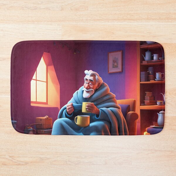 Item preview, Cold pensioner wrapped in blankets  designed and sold by Colin Bentham.