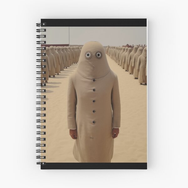 Item preview, Uniformed Desert Figures - Dystopian Conformity Art designed and sold by landletsy.