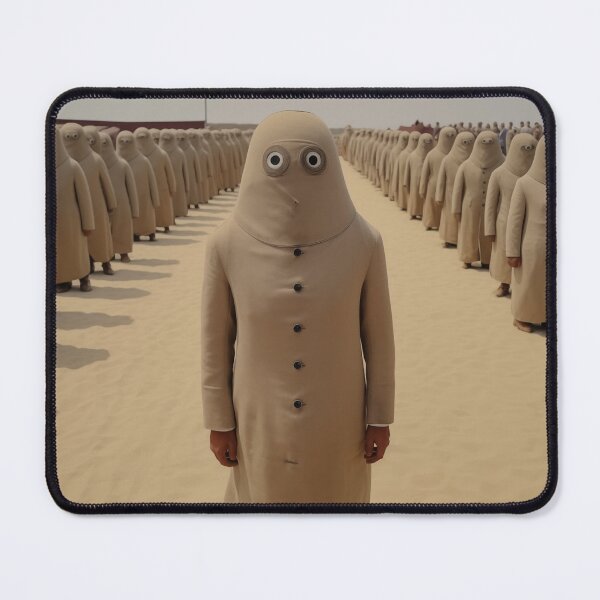 Item preview, Uniformed Desert Figures - Dystopian Conformity Art designed and sold by landletsy.