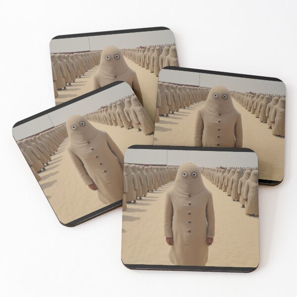 Item preview, Uniformed Desert Figures - Dystopian Conformity Art designed and sold by landletsy.