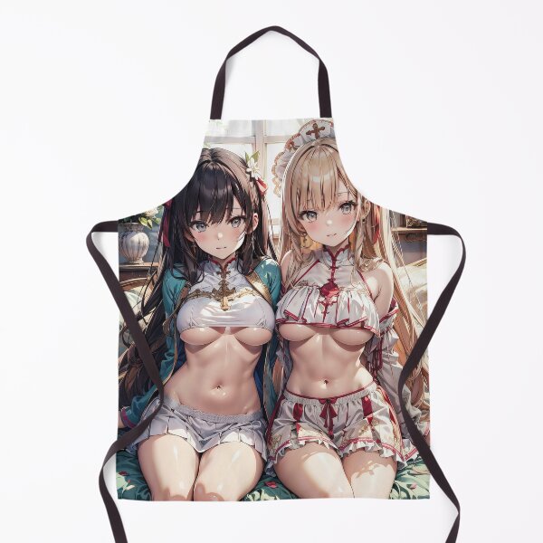 Item preview, Two Cute friends anime girls double portrait art designed and sold by TheArtistOf2022.