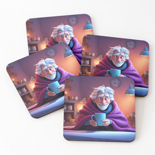 Item preview, Cold pensioner wrapped in blankets  designed and sold by Colin Bentham.