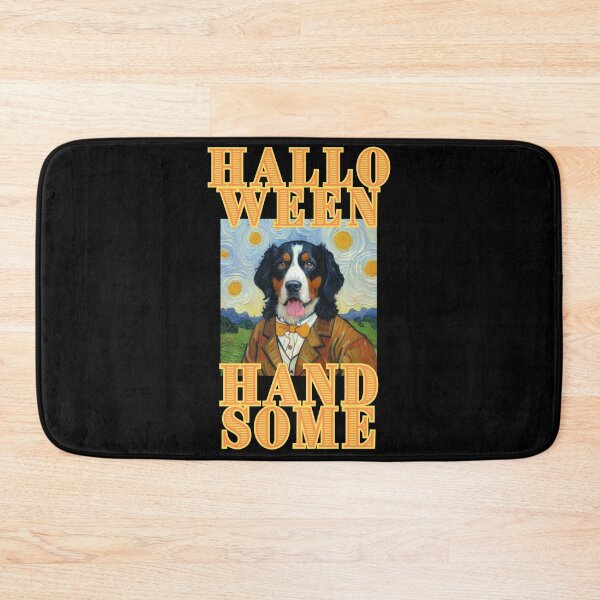 Item preview, Halloween handsome dog  in cute happy van gogh for autumn halloween funny gifts designed and sold by thankful-loco.