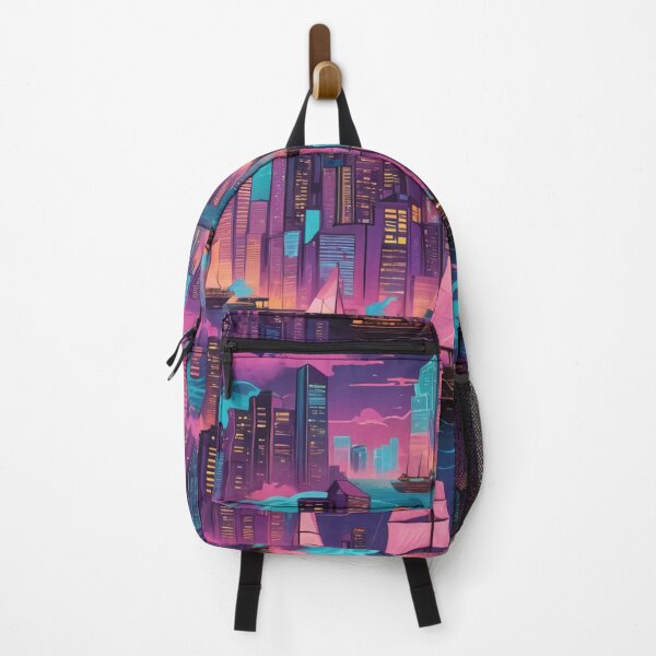 Item preview, Neon Harbor Dreamscape designed and sold by ZenOfAIarts.