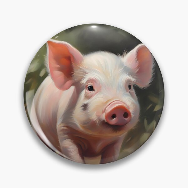 Item preview, Cute Piglet, Might be Smiling designed and sold by CalmnessbyChoice.