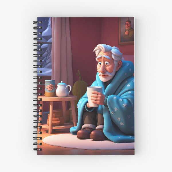 Item preview, Cold pensioner wrapped in blankets  designed and sold by Colin Bentham.