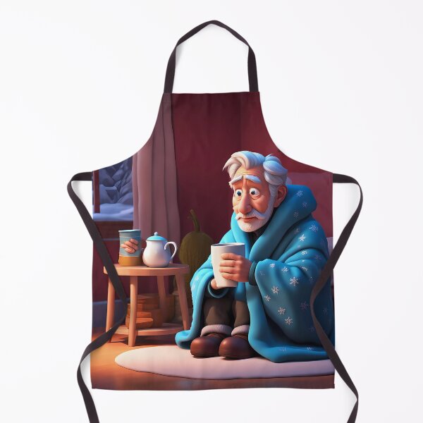 Item preview, Cold pensioner wrapped in blankets  designed and sold by Colin Bentham.