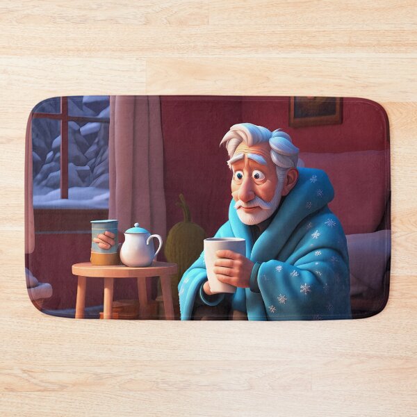 Item preview, Cold pensioner wrapped in blankets  designed and sold by Colin Bentham.