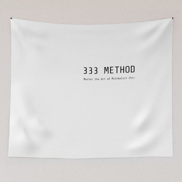 Item preview, 333 METHOD: Embrace Minimalism with Style, Unique designed and sold by villacreativa.