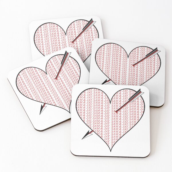 Item preview, Sam and Jay heart design designed and sold by TerenceLacey.