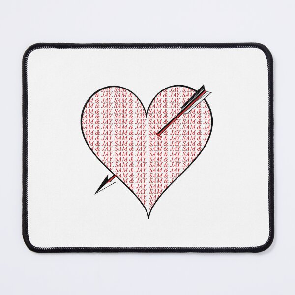 Item preview, Sam and Jay heart design designed and sold by TerenceLacey.