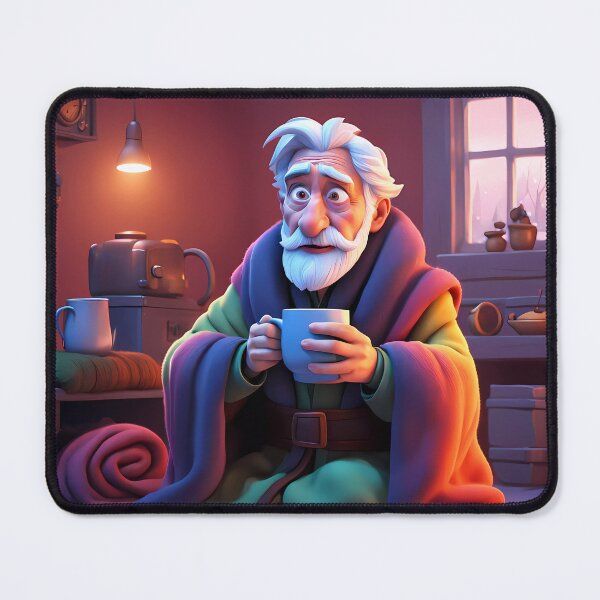 Item preview, Cold pensioner wrapped in blankets  designed and sold by Colin Bentham.