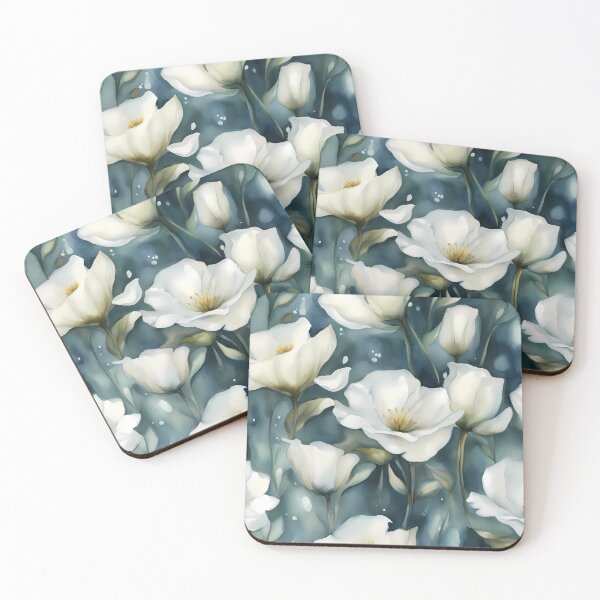 Item preview, Pearly Whites on Teal Blues designed and sold by CalmnessbyChoice.