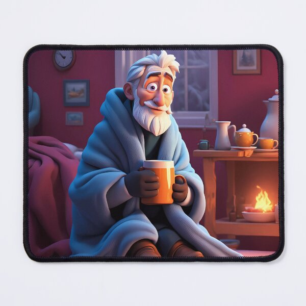 Item preview, Cold pensioner wrapped in blankets  designed and sold by Colin Bentham.