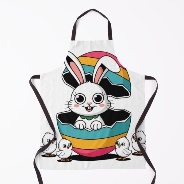 Item preview, happy easter white bunny designed and sold by DesignNadine.