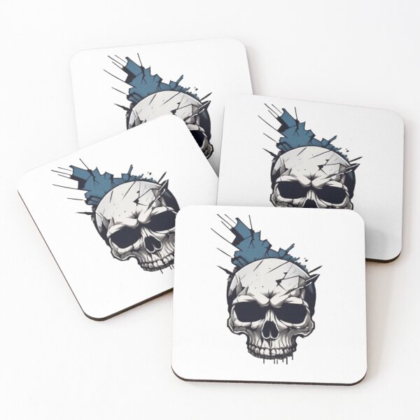Item preview, Shattered Skull designed and sold by RadManDesigns.
