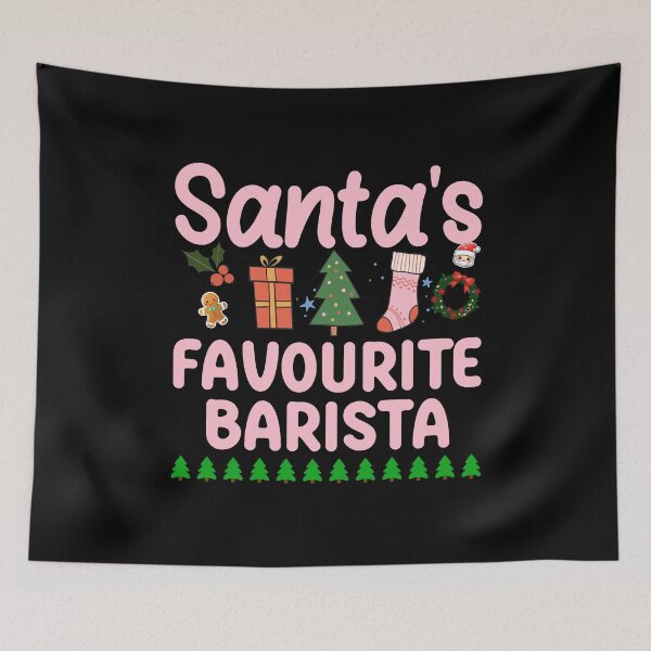 Item preview, Christmas Barista T Shirt designed and sold by SeasonXpress.