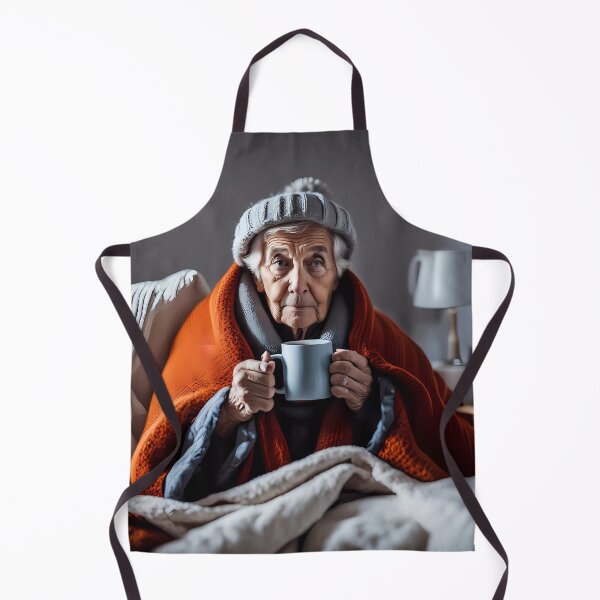 Item preview, Cold pensioner wrapped in blankets  designed and sold by Colin Bentham.