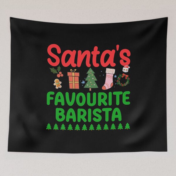 Item preview, Christmas Barista T Shirt designed and sold by SeasonXpress.