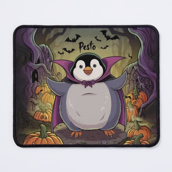 Item preview, Spooky Pesto the Penguin: Halloween Vampire Adventure designed and sold by Flowrena.