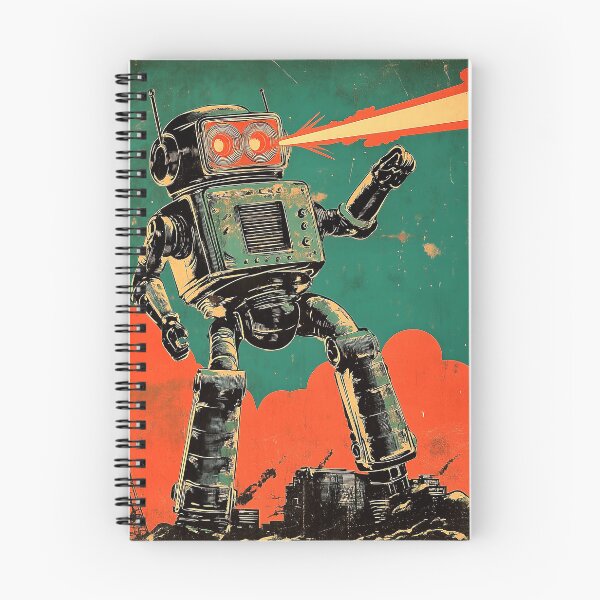 Item preview, Retro Cosmic Robot Warrior designed and sold by shafranietz.