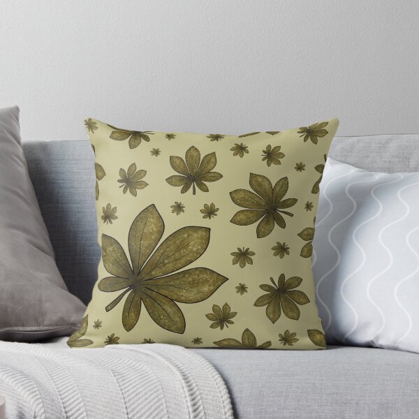 Item preview, Cute pattern of autumn chestnut leaves designed and sold by Cherevan.