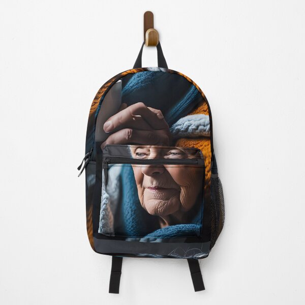 Item preview, Cold pensioner wrapped in blankets  designed and sold by Colin Bentham.