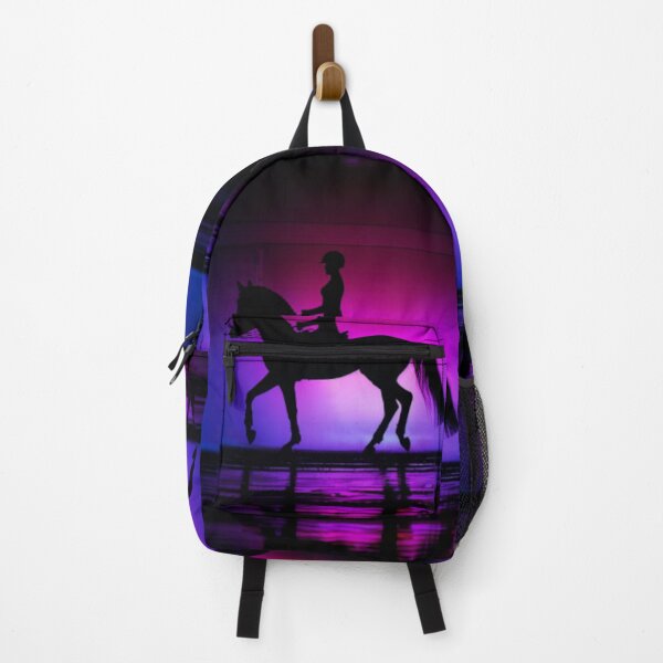 Artikelvorschau, Pferd und Reiter Dressur monochrome Silhouette Event Active Outdoors Inspired Art entworfen und verkauft von CDC40.
