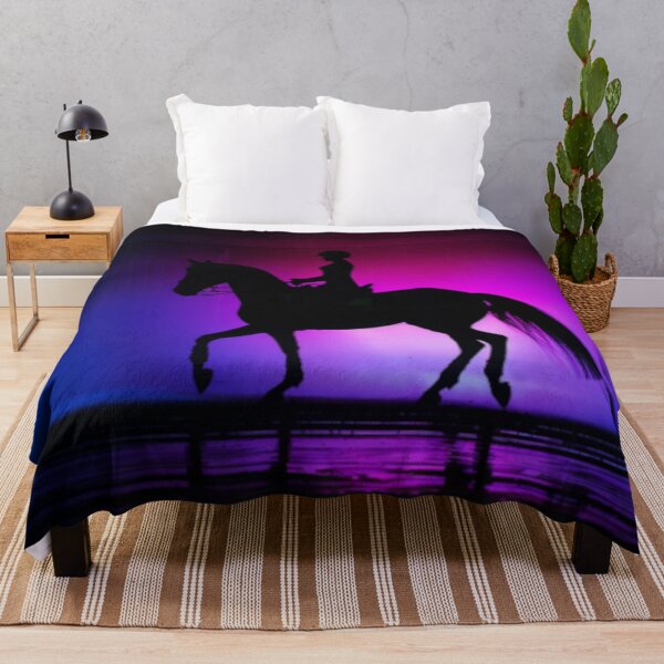Item preview, Horse and rider dressage monochrome silhouette event Active Outdoors Inspired Art designed and sold by CDC40.