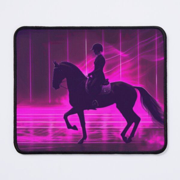 Item preview, Horse and rider dressage monochrome silhouette event Active Outdoors Inspired Art designed and sold by CDC40.
