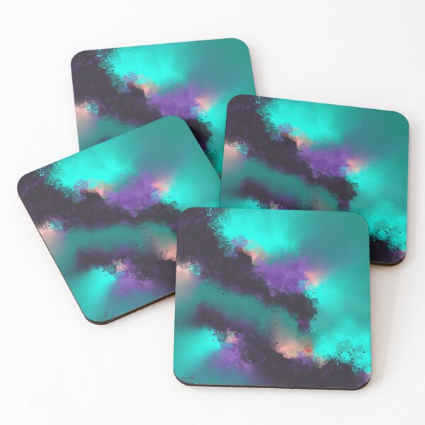 Item preview, Teal Emotion - Teal Purple Abstract designed and sold by Joey Santiago.