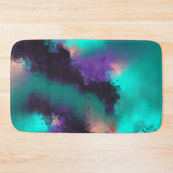 Item preview, Teal Emotion - Teal Purple Abstract designed and sold by Joey Santiago.