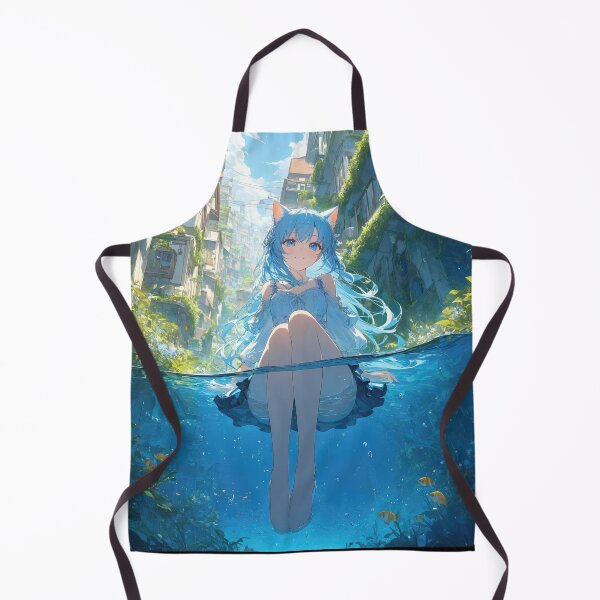 Item preview, Anime girl in water art designed and sold by TheArtistOf2022.
