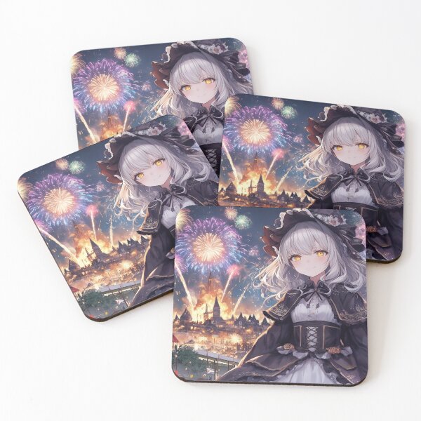 Item preview, Witch anime girl portrait art designed and sold by TheArtistOf2022.